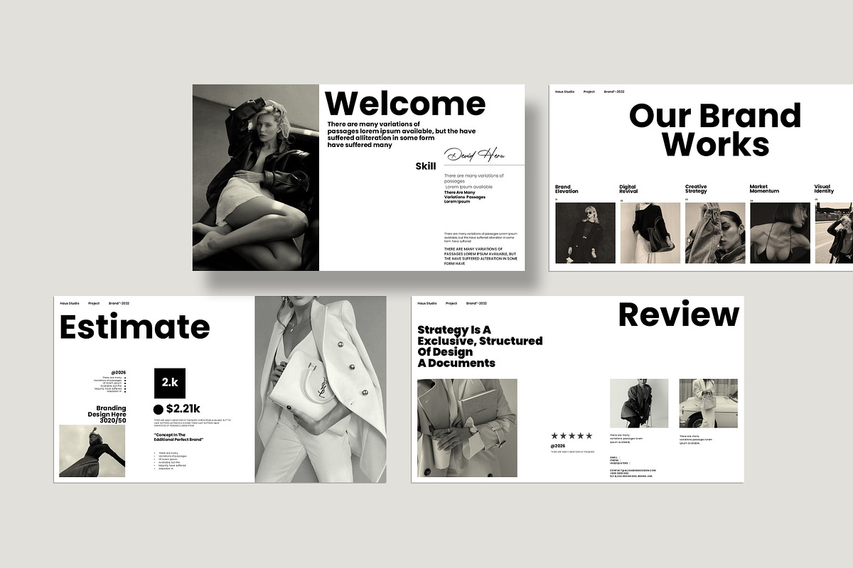 HAUS | Brand Pitch-Deck Presentation, a Presentation Template by Slide-Agency (Photo 9 of 10)