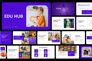 Eduhub - Education Presentation, a Presentation Template by Hammad Arif