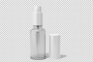 Cosmetic Spray Bottle Mockup Vo.1