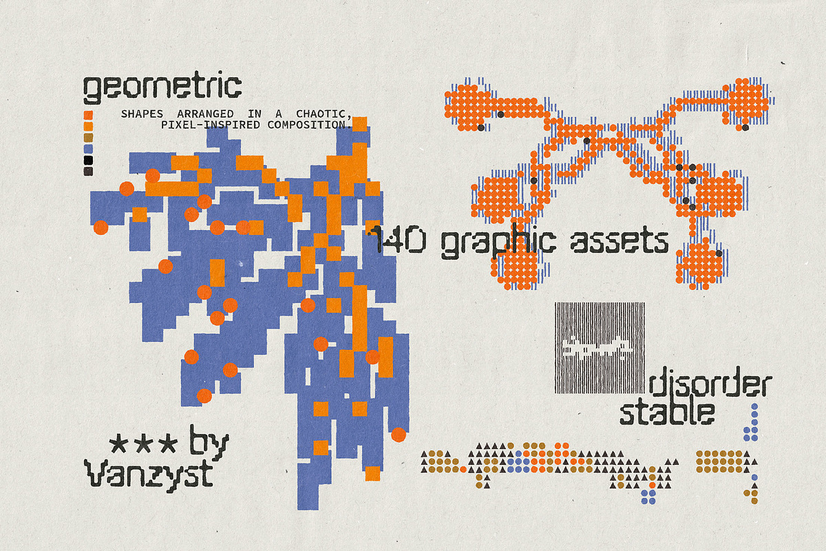 Disorder Stable Graphic, a Pattern Graphic by Vanzyst (Photo 5 of 11)