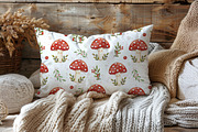 Autumn Red Mushrooms pattern, a Pattern Graphic by Kreeya Art Shop (Thumbnail 7 of 14)