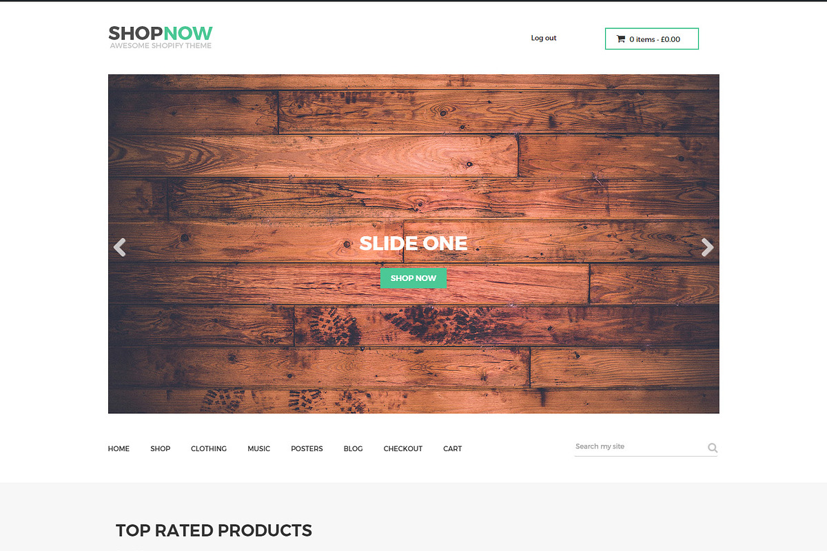 Shopnow | Woocommerce+Bootstap Theme, a WordPress Template by Sami Themes (Photo 1 of 4)