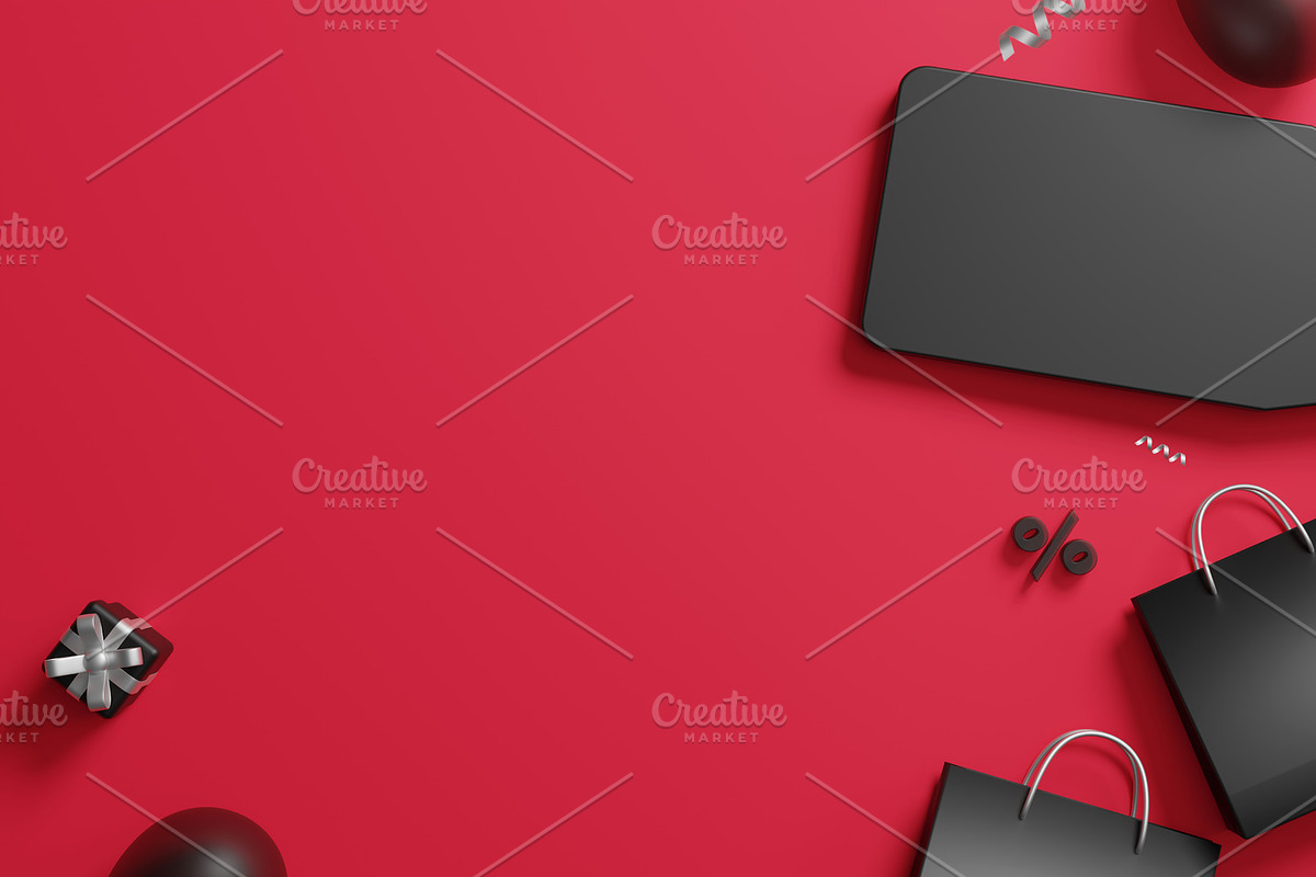 Black friday sale banner design, a Seasonal Illustration by ArtBackground