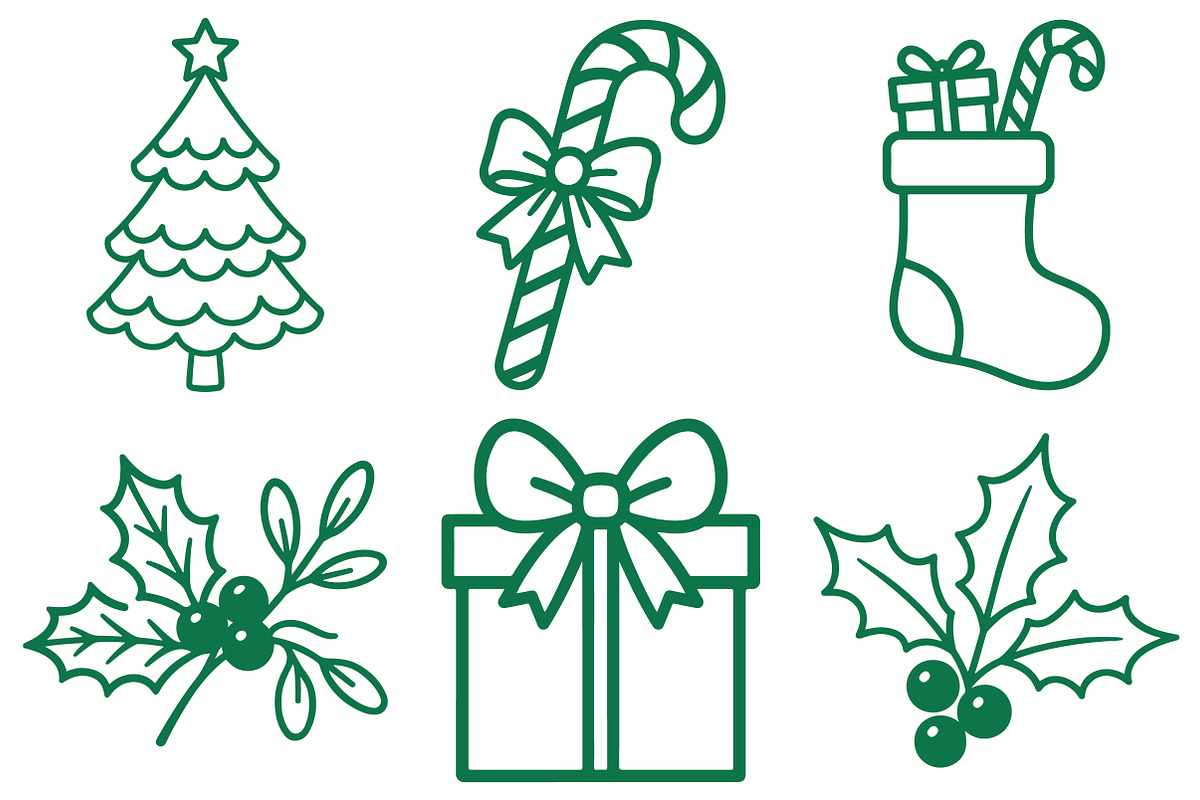 Hand Drawn Christmas PNG Clipart, an Illustration by Daily.Designs (Photo 8 of 8)
