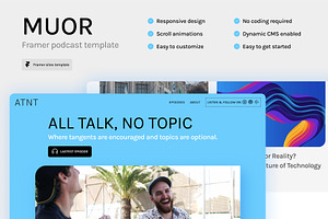 Framer Podcast Website Template