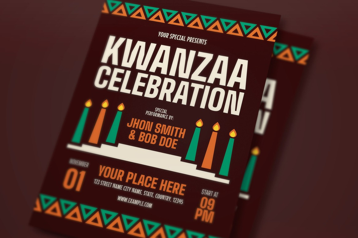 Kwanzaa Flyer preview 2