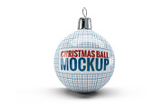 Christmas Ball Mockup, an Advertising Mockup by Xtrahive (Thumbnail 2 of 2)