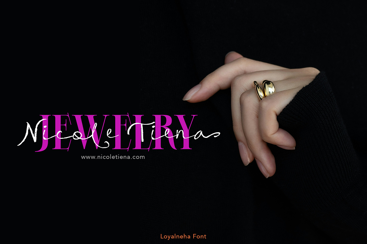Loyalneha Brush Script, a Script Font by madeDeduk (Photo 3 of 8)