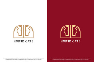 Horse Farm Logo Design Icon, a Branding & Logo Template by Morvana Crew