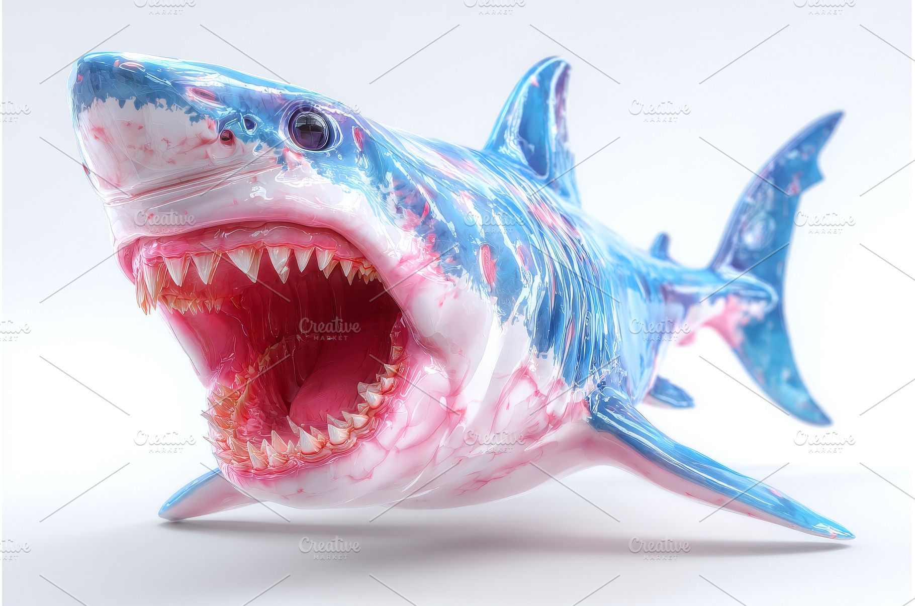 A great white shark is depicted with, an Animal Photo by ZinetroN