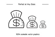 100 Business and Finance Line Icons, an Outline Icon by Designfour (Thumbnail 7 of 7)