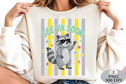 Striped See Ya Soon Funny Raccoon P, an Illustration by Daily.Designs (Thumbnail 5 of 5)