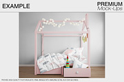 Kids Room and Bedding Mockups, a Product Mockup by mock-ups (Thumbnail 5 of 16)