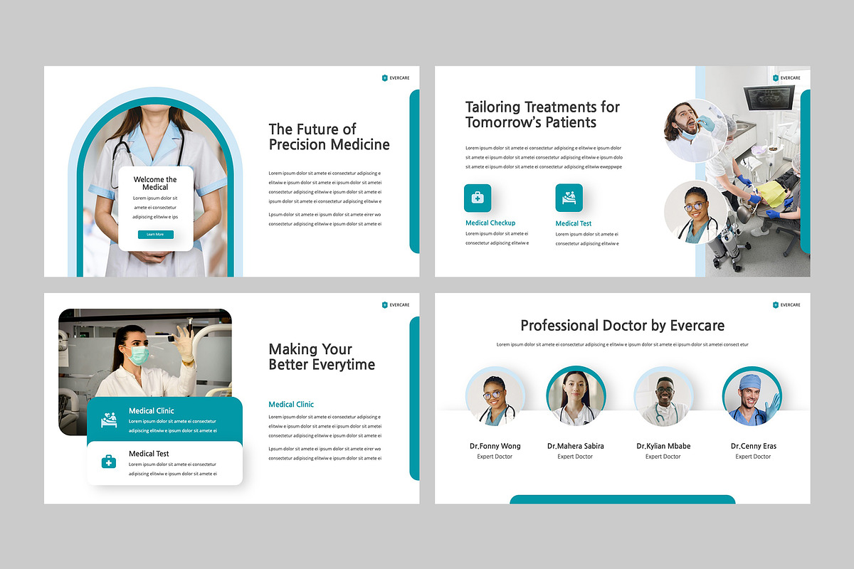 EVERCARE - Medical Powerpoint, a Presentation Template by rgbryand (Photo 3 of 9)