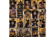 Witchy Junk Journal Printable Kit, a Seasonal Illustration by Nicole Branger Art (Thumbnail 10 of 16)