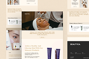 Beautyca Landing Page, an UI Kit Template by slidenotion (Thumbnail 4 of 6)