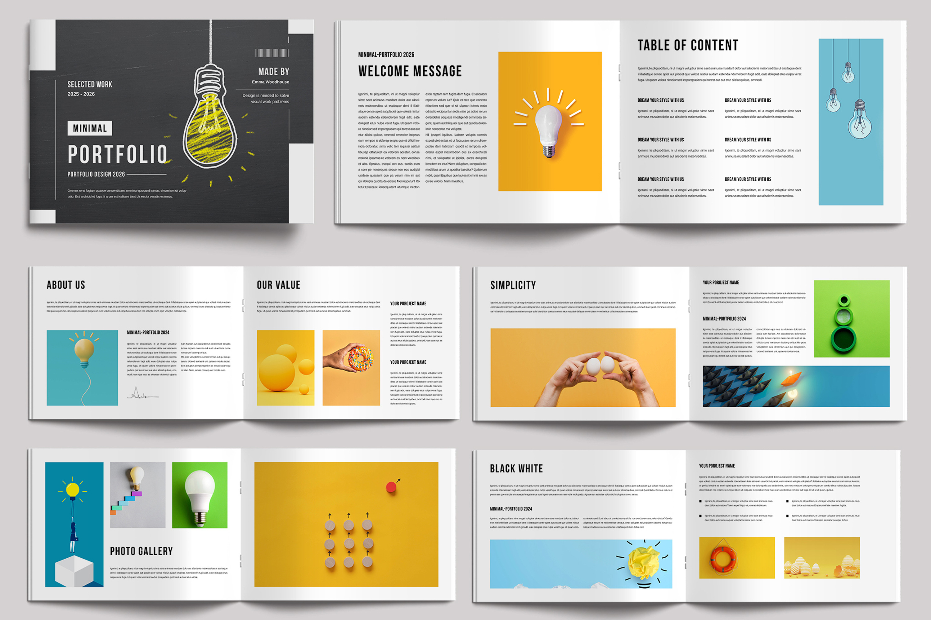 Minimal Portfolio Template