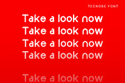 Tecnobe Modern Sans Display Font, a Sans Serif Font by RHD Creative Studio (Thumbnail 2 of 9)