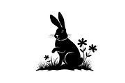 Garden Bunny Silhouette Bundle, an Illustration by jahid234 (Thumbnail 32 of 48)