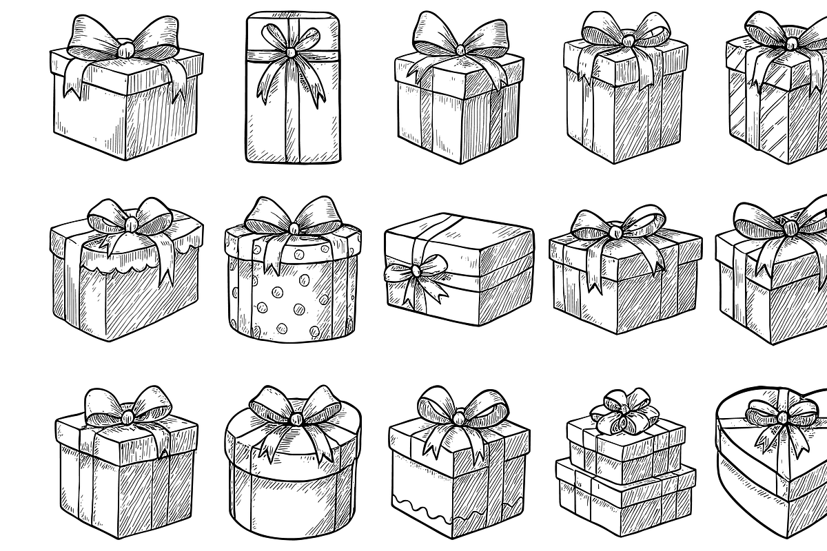Gift Box Collection, an Object Graphic by nikagraphic (Photo 3 of 3)