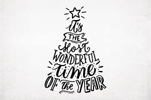 Hand-lettered New Year Text