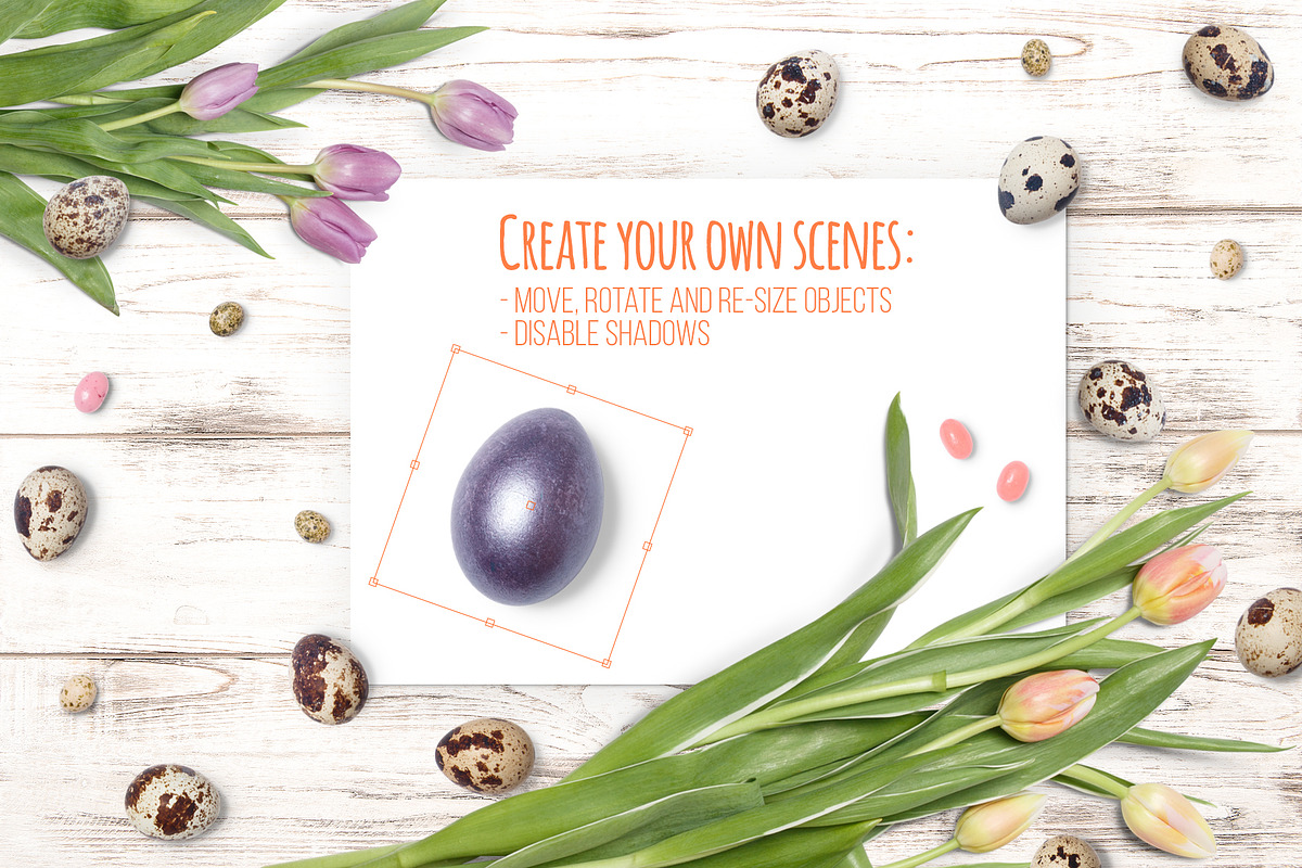 Spring and Easter Scene Creator, a Product Mockup by rubinat (Photo 3 of 6)