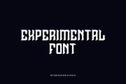 Brayes Sughoy - Experimental Font, a Blackletter Font by QR Design Studio (Thumbnail 4 of 7)