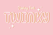 Twinky Font - Outline Cartoon Font, a Font by KiddoGlyphs Studio (Thumbnail 1 of 4)