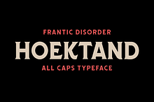 Hoektand Typeface