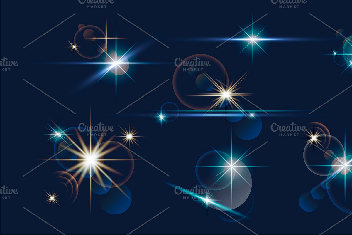 Light Effects Pack, an Object Graphic by alexdndz (Photo 4 of 11)