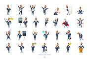 %SALE% -Businessman collection, a Work Illustration by VectorVision (Thumbnail 5 of 9)