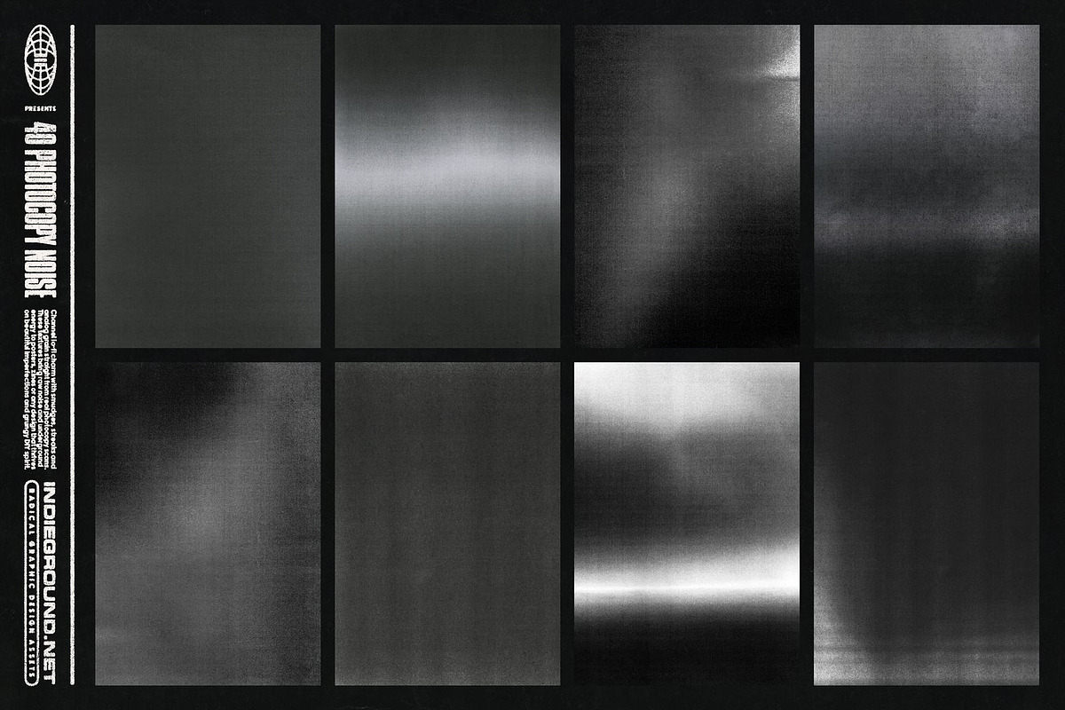 Photocopy Noise Textures, a Texture Graphic by Indieground Design Inc. (Photo 2 of 4)