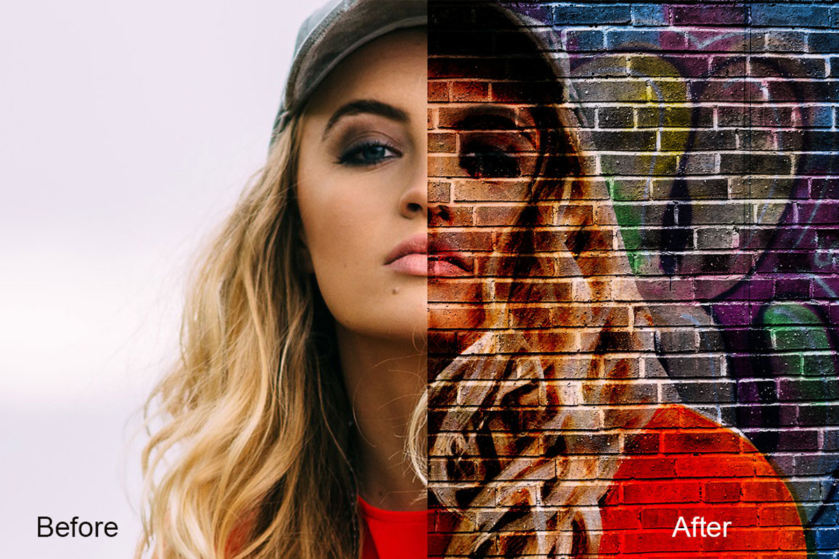 Graffiti Art Photoshop Action, an Action Add-On by DESIGNAVO (Photo 4 of 8)