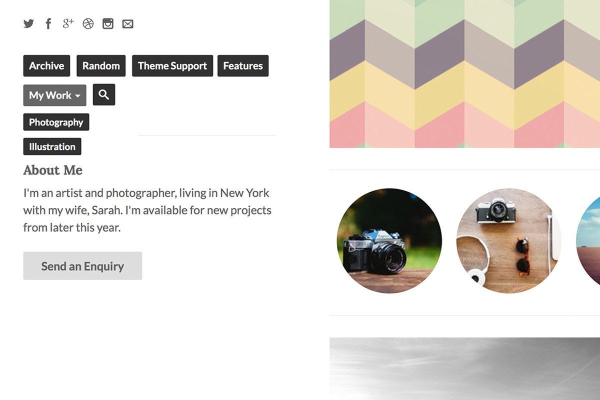NeatFolio Tumblr Theme, a Websites & App Template by Themelantic (Photo 5 of 5)