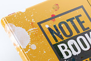 Square Notebook Mock-Up, an Advertising Mockup by DesignRushMarket (Thumbnail 3 of 7)