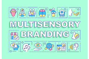 Multisensory branding word banner, a Templates & Theme by IMG Visuals