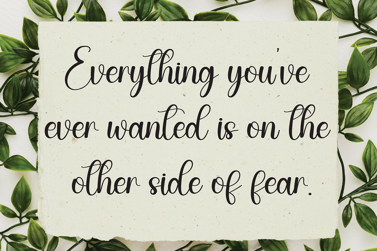 Something | Script Font, a Handwritten Font by Scratchones (Photo 5 of 9)