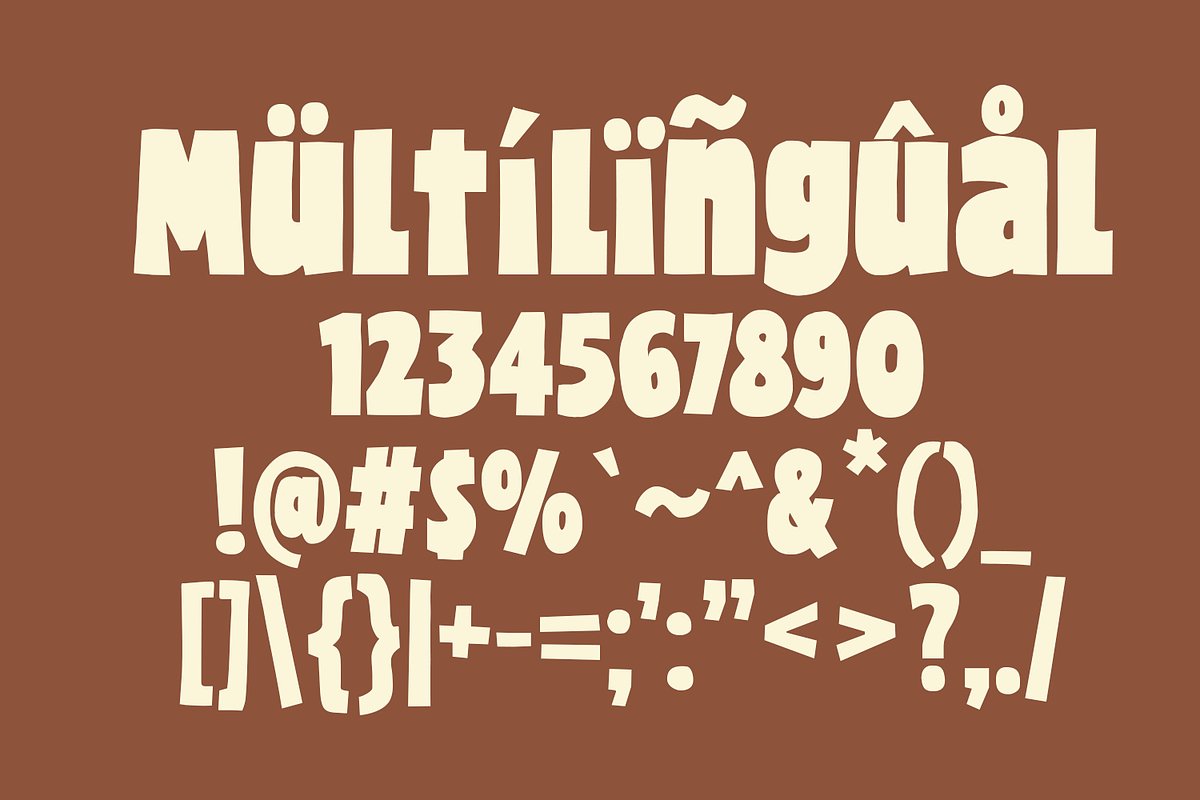 Crumble Cheesecake Bold Playful Font, a Handwritten Font by Viswell (Photo 11 of 11)