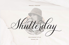Shutterday - Calligraphy Script
