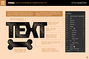 Press: Live Letterpress Stamp Effect, a Layer Style Add-On by DKNG Studios (Thumbnail 3 of 4)