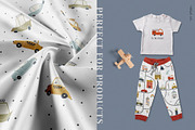 Cute Cars Clipart & Patterns, an Animal Illustration by AlekseliArt (Thumbnail 11 of 14)