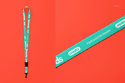 Polyester Lanyards Mockup Set, an Advertising Mockup by creatsy5 (Thumbnail 11 of 13)