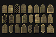 Rania - Arabic Windows Element Set, a Pattern Graphic by Invisual Studio (Thumbnail 8 of 10)