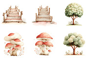 Watercolor Woodland Animals Clipart, an Illustration by Sublimation Artist (Thumbnail 6 of 7)