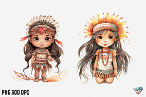 Little Girl American Indian