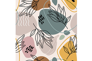 Contemporary Boho Seamless Pattern