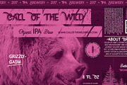 3 Craft Beer Labels - Print Ready, a Food Illustration by Aurum Creative (Thumbnail 3 of 5)