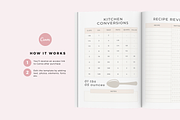 Recipe and Meal Planner Canva, a Magazine Template by The Blog Creative (Thumbnail 4 of 7)