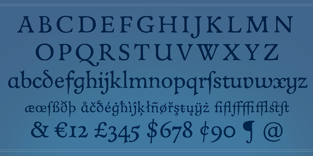 Albyona, a Font by Andreas Stötzner (Photo 2 of 6)