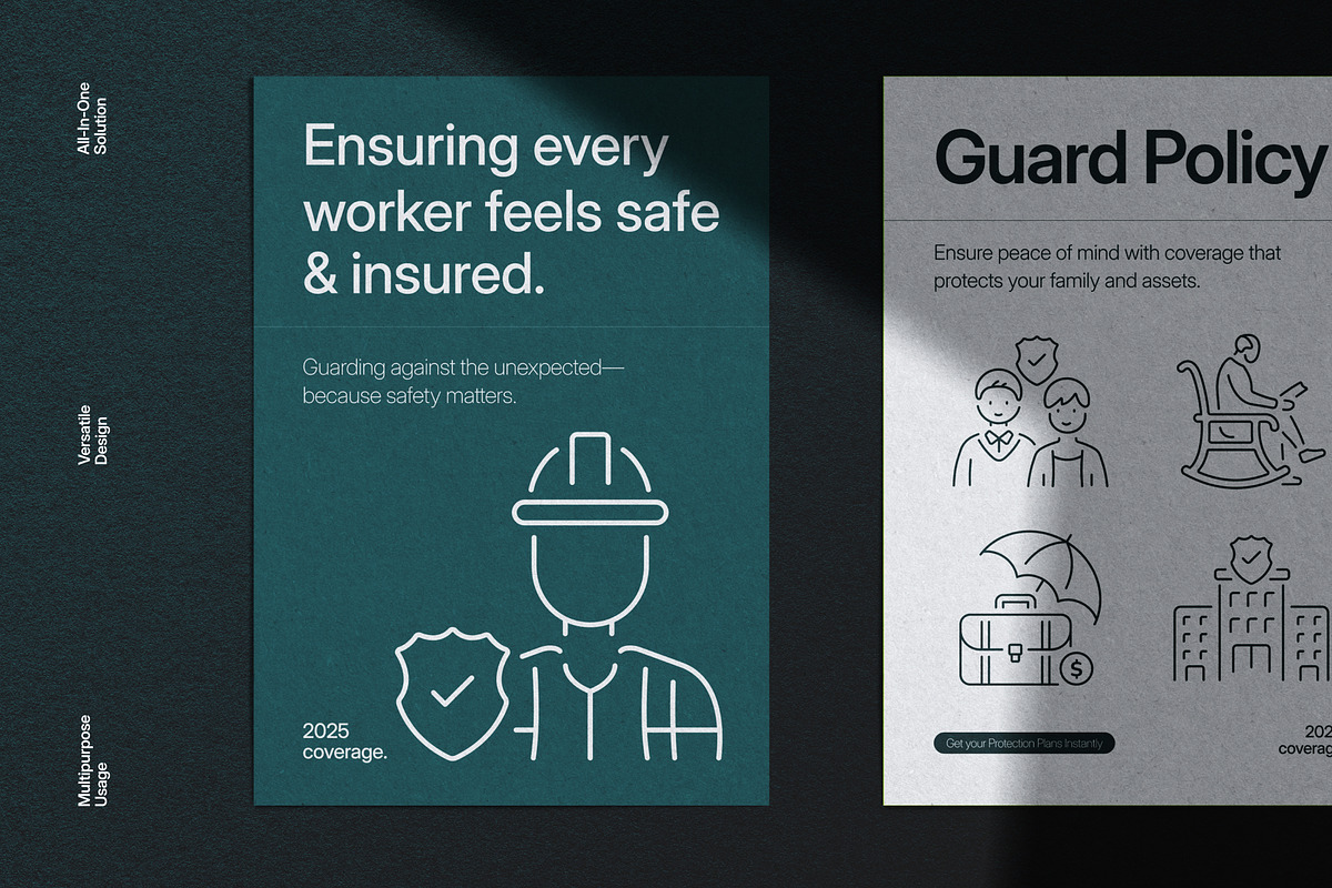 Insurance Icon Set, an Outline Icon by Prosymbols (Photo 4 of 8)